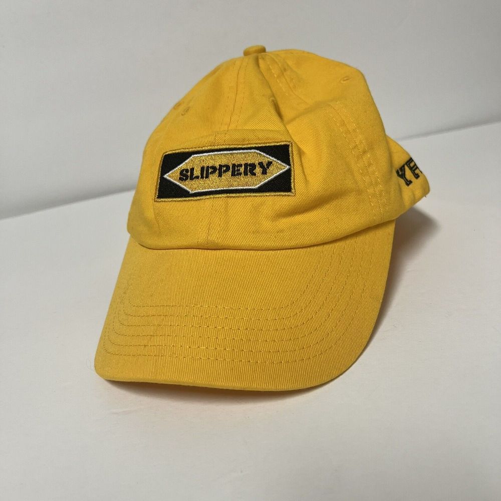 YRN Slippery Yellow Baseball Cap Young Rich Nation Strap Back Hat One Size